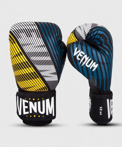 VENUM PLASMA BOXING GLOVES - BLACK/YELLOW