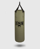 VENUM ORIGINS PUNCHING BAG - KHAKI/BLACK (CEILING MOUNT INCLUDED)