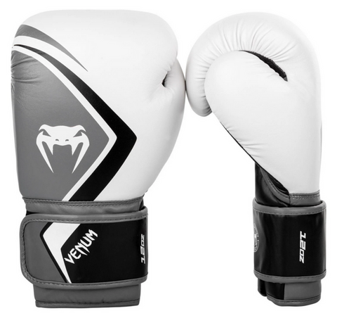 VENUM BOXING GLOVES CONTENDER 2.0 - White/Grey-Black